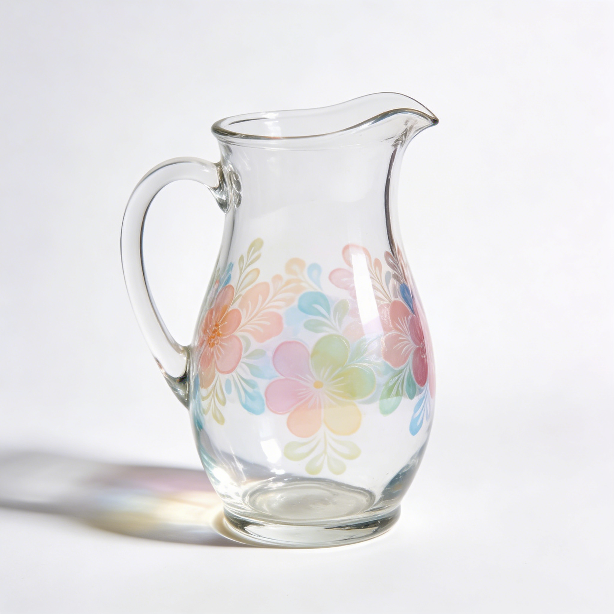 Pastel Blossom Elegant Carafe