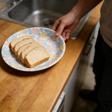 Pastel Hydrangea Splatter Ceramic Bowl Plate