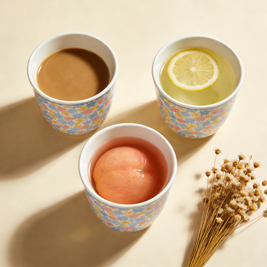 Ditsy Floral Porcelain Cup