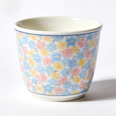 Ditsy Floral Porcelain Cup